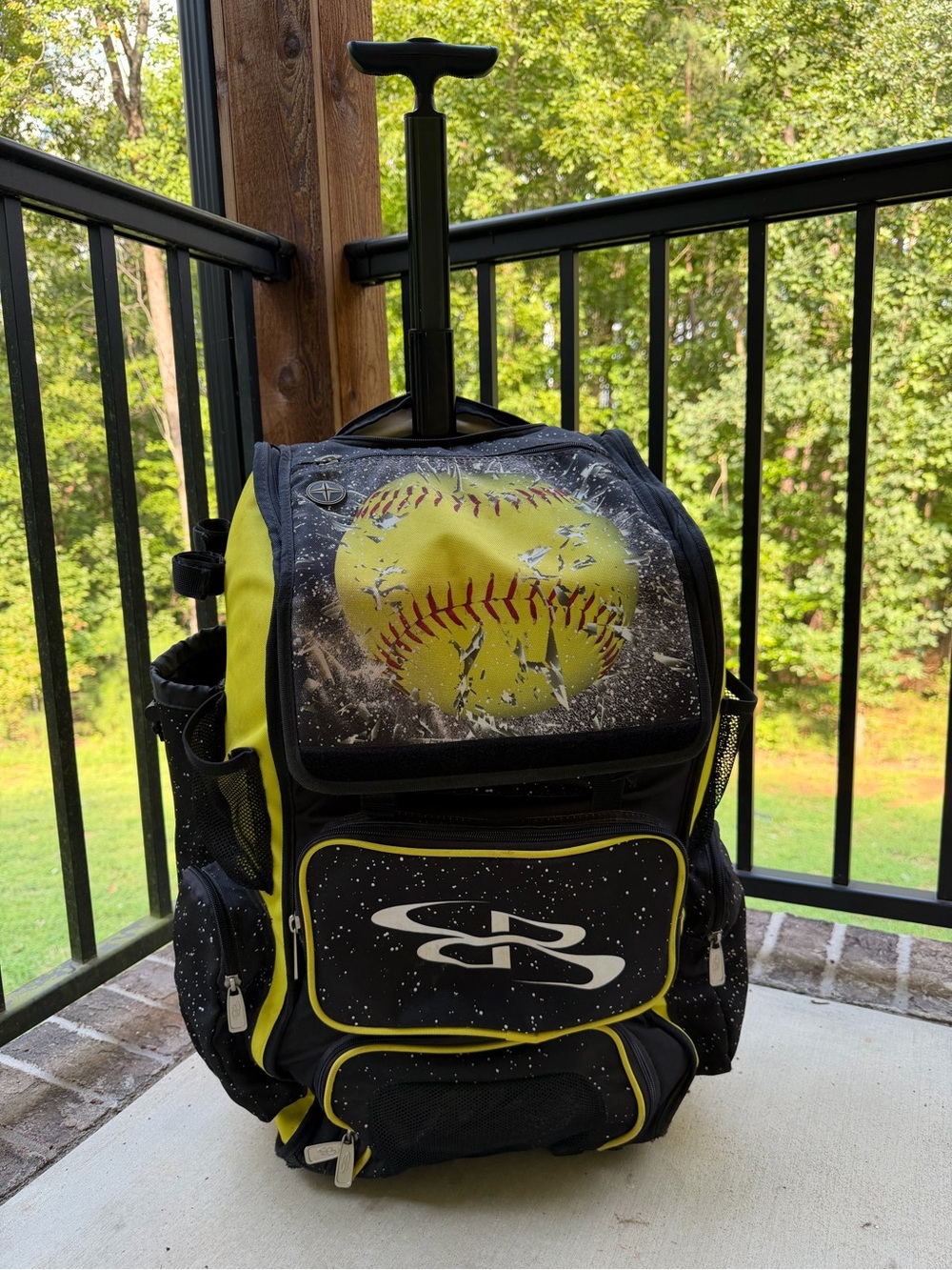 Boombah Super Hybrid Softball Rolling Backpack